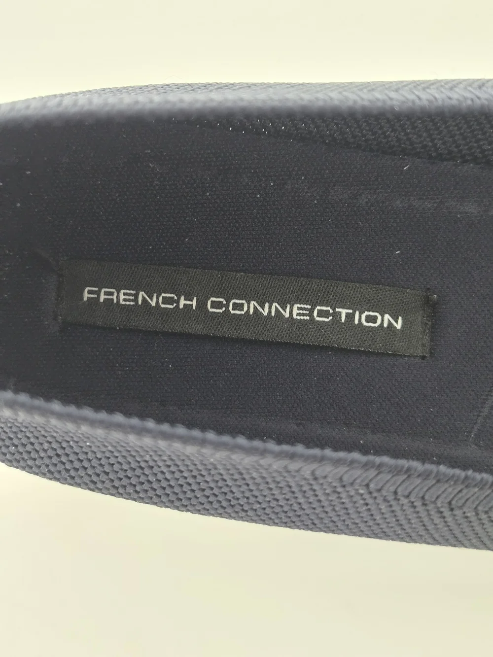 French Connection Navy Pointed Toe Knit Ballet Flats Size 9